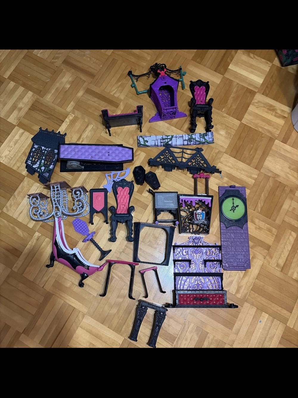 monster high big playset lot